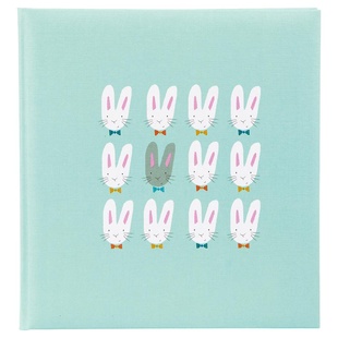 GOLDBUCH album klasické dětské CUTE BUNNIES zelené, 30x31cm, 60 stran