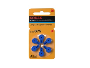 KODAK Hearing Aid Batt KP675-6