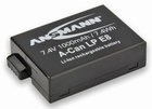 ANSMANN Li-Ion aku náhrada za Canon LP-E8, 7,4V, 1000mAh