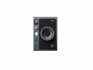 FUJI Instax Mini EVO Limited Edition tmavě stříbrný (Silver) - hybridní digitální instantní fotoaparát